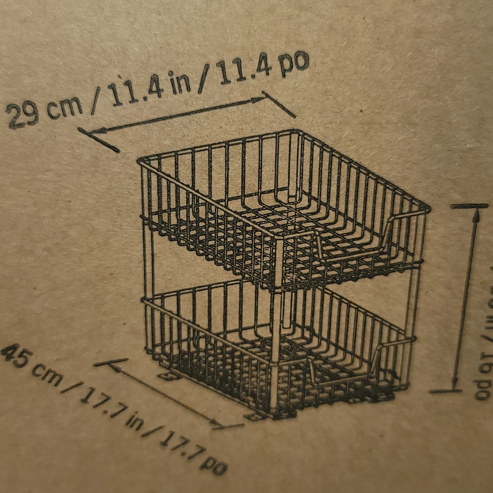 Trinity Two tier under cabinet wire pull out drawers